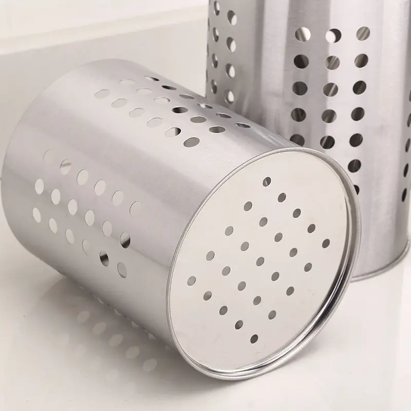 Chopsticks container Stainless steel hanging chopsticks container container Multi-functional drainer basket kitchen storage tool