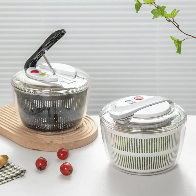 Hand press fruit and vegetable dehydrator Water spinner Household kitchen fruit salad dehydrator wash vegetables drain basket