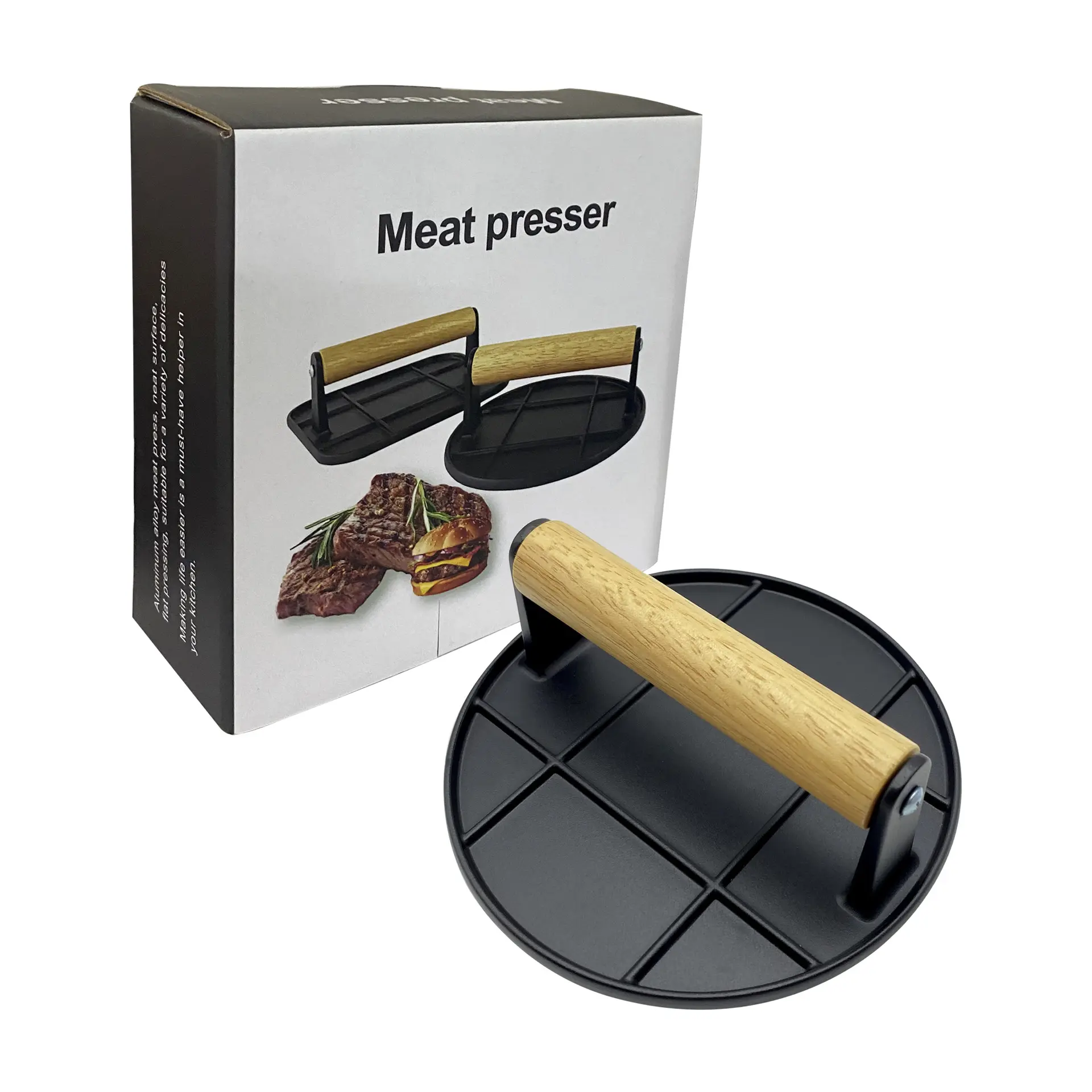 Kitchen gadget Hamburger Meat press Round meat press plate Kitchen gadget explosive meat press plate