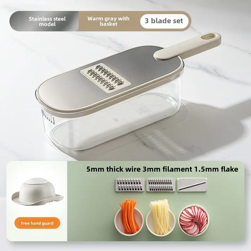 Multifunctional vegetable cutter Potato grater Household kitchen slicer Wire cutter Wire cleaner kitchen gadgets and accessories