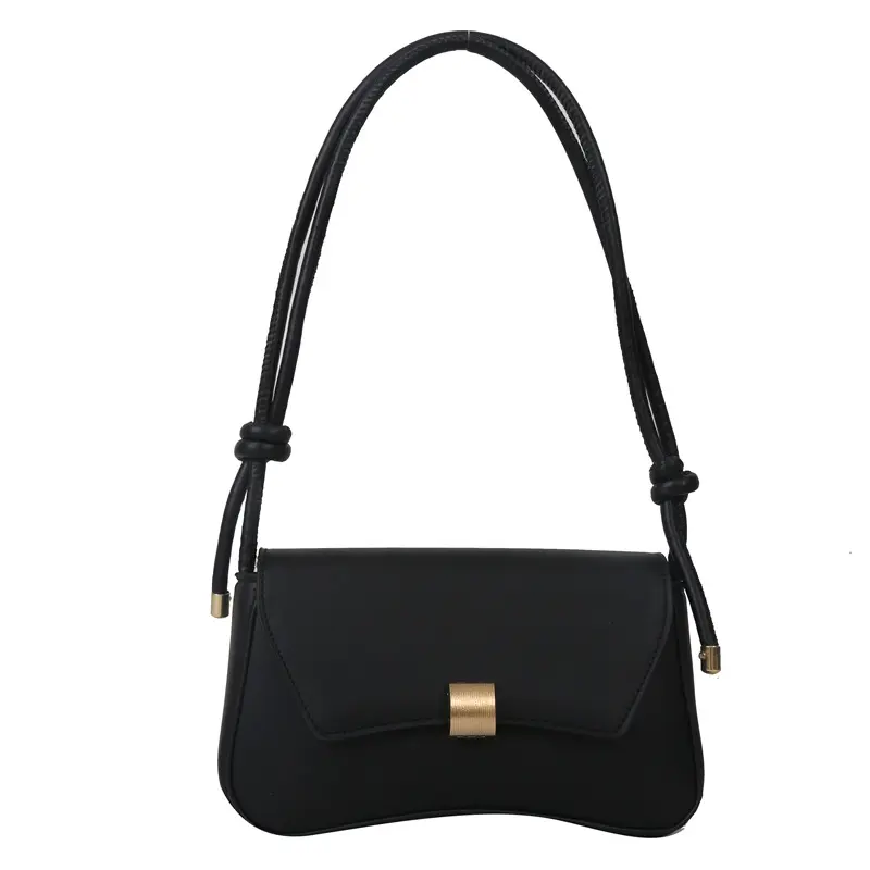 Senior handbag women's new baguette bag retro hand-held underarm bag Foreign style young woman single shoulder crossbody bag