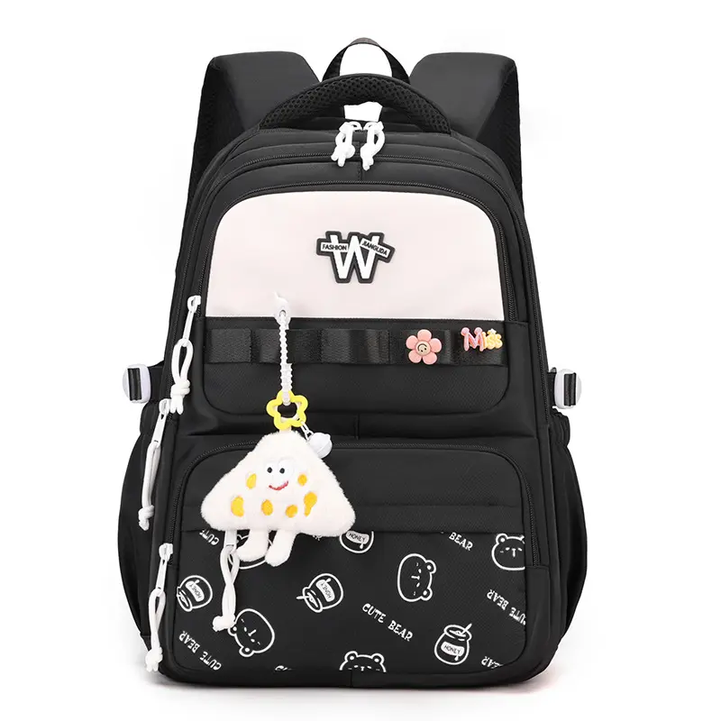 South Korean ins cute cartoon printed large capacity backpack Japanese soft sister schoolbag girls new backpack