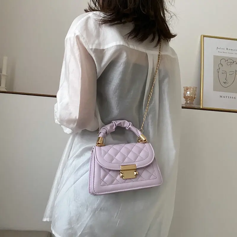 Women's bag popular ins women's bag classic Korean version fashion net red hand bag chain crossbody bag