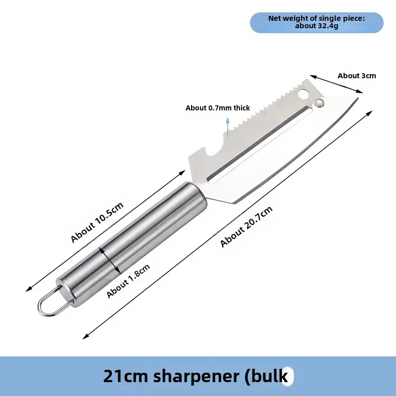 Stainless steel peeler Multi-functional kitchen paring knife Multi-purpose planer paring knife for potatoes