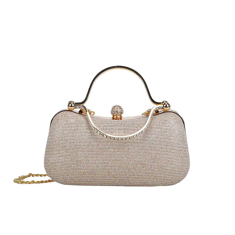 ins fashion women's bag new texture rhinestone handbag oblique span shoulder banquet bag Celebrity dinner bag clutch bag