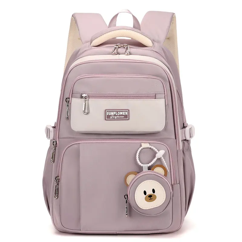 Schoolbag female junior high school students lightweight primary school girls three to five or six high capacity high quality