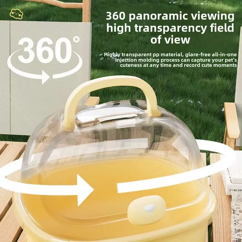Hamster cage to go cage Portable out of the cage Honey quoll Twig rat Golden Bear panoramic to go pack pet supplies