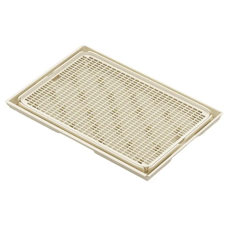 Double litter mat anti-takeout litter filter pedal splicing litter mat Extra-large non-slip control mat