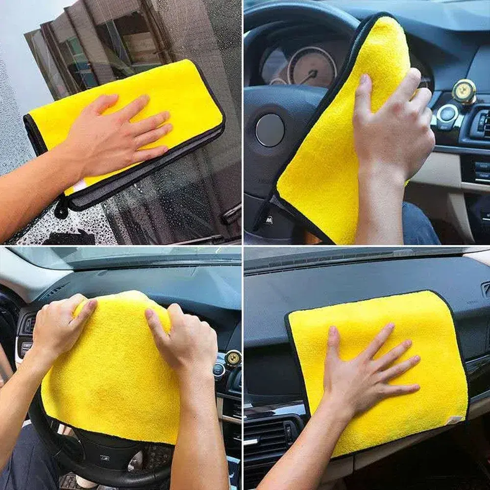 3/5/40Pcs Car Wash Microfiber Towel 30*30CM / 30*60cm Car Cleaning Drying Cloth  Care Cloth Car Wash Towel  Kitchen Towel