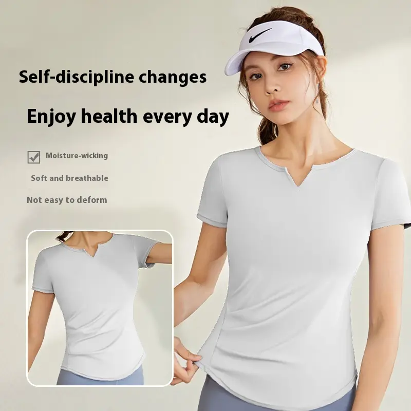 V-neck yoga suit running fitness training yoga suit women gym set women