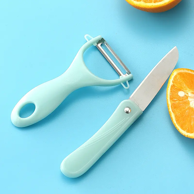 Paring knife Two-piece paring knife Peeler Apple and potato peeler Cutting fruit Kitchen gadget melon planer kitchen gadgets