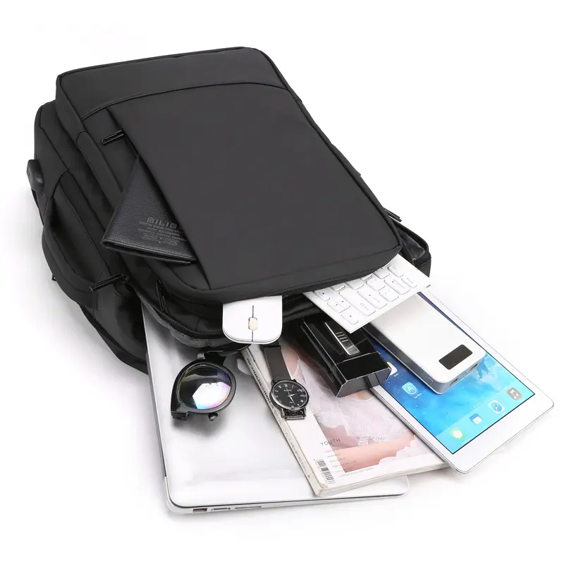 Business men's backpack double back extensible backpack Fashion foreign trade backpack men's commuter computer bag