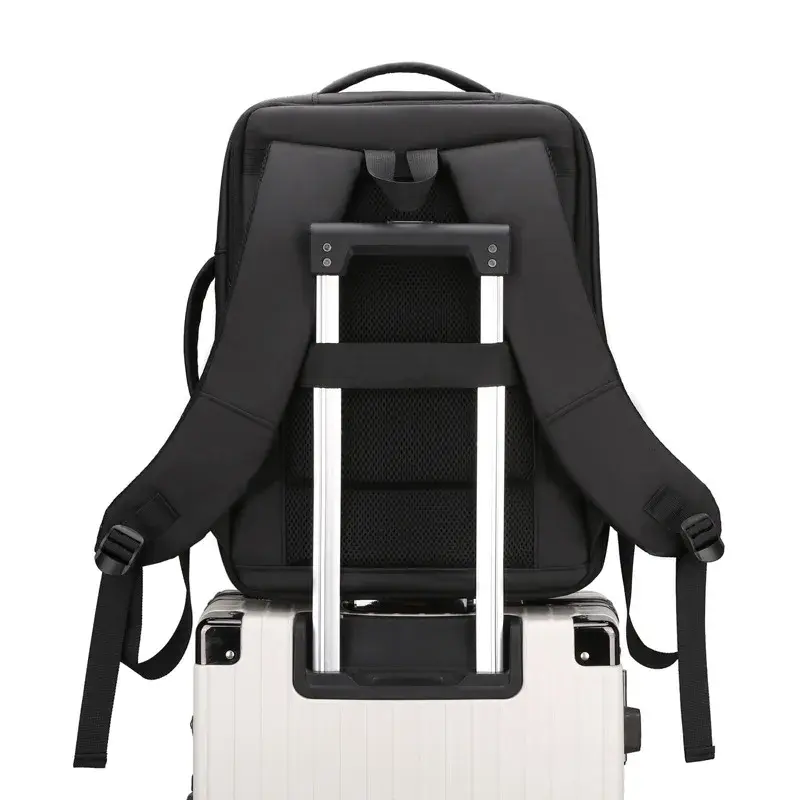 Business men's backpack double back extensible backpack Fashion foreign trade backpack men's commuter computer bag