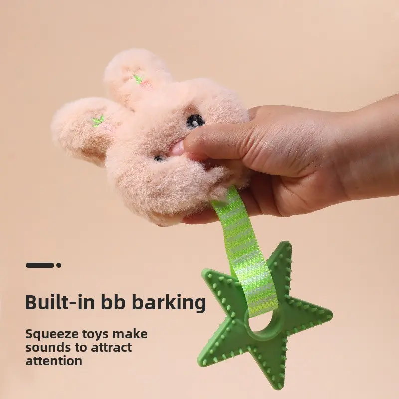 Pet toys tpr plush combination toy sound bite resistant dog and cat toy