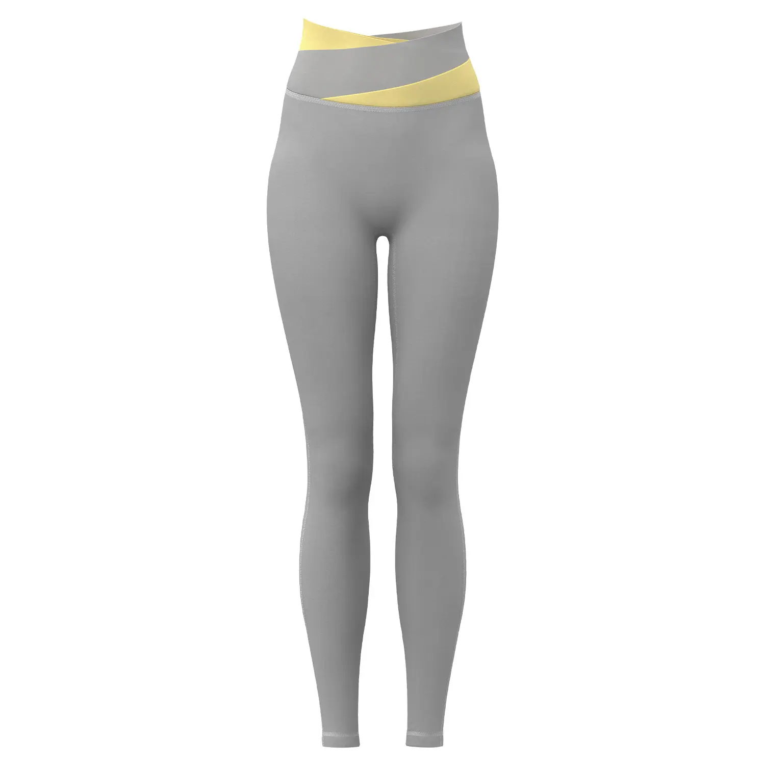 Juyatang nude splicing yoga pants high waist hip lift fitness elastic fitness trousers running sweatpants