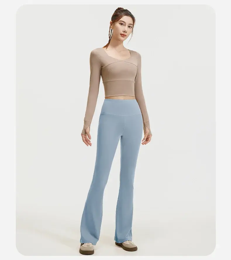 Juyitang high elastic slim slim yoga suit nude suit high waist running sports fitness suit tracksuit women