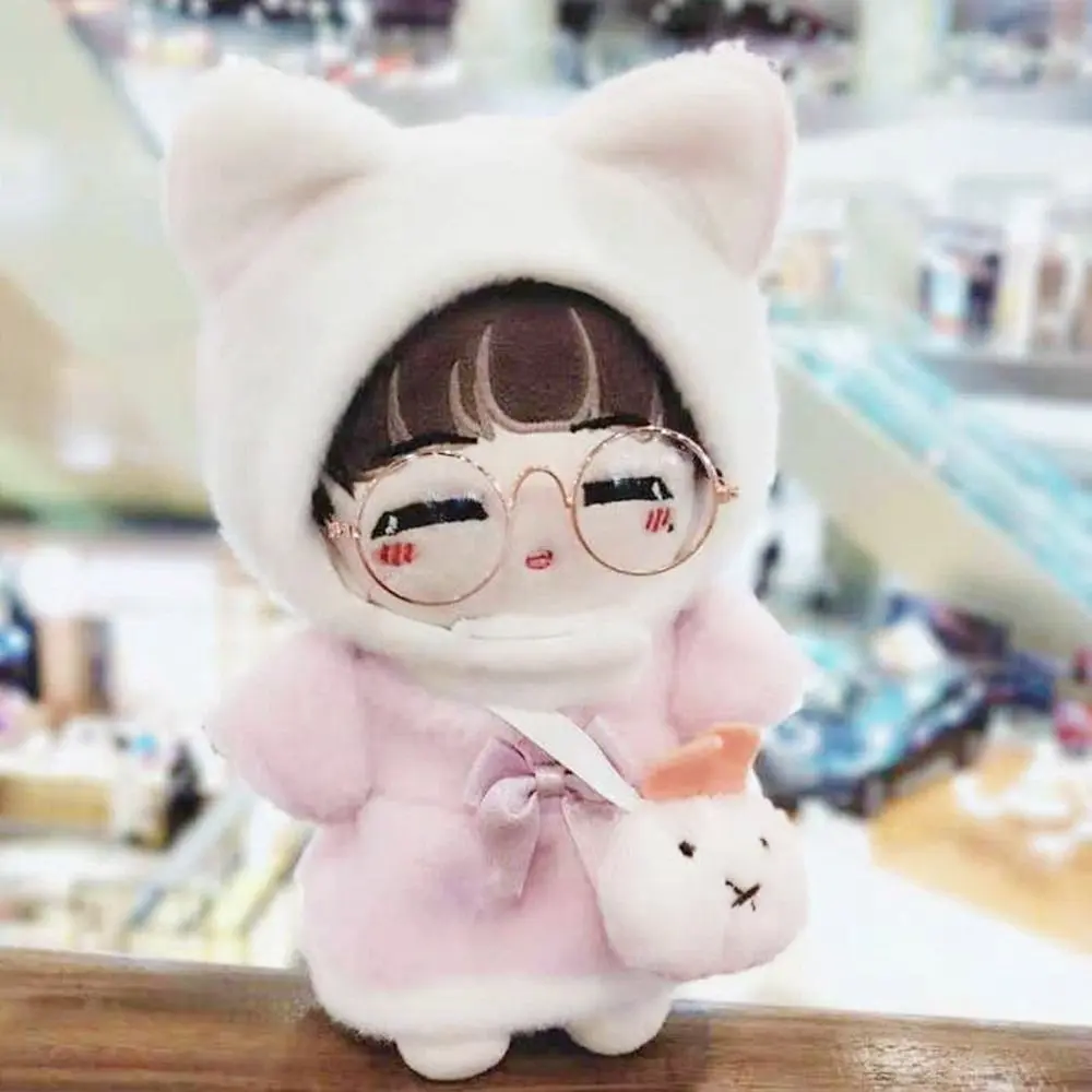 8cm Glasses For 15~20cm Cotton Dolls Casual Wear Round Frame Doll Eyeglasses for 1/3 1/4 BJD Dolls for Blythe Doll Accessories