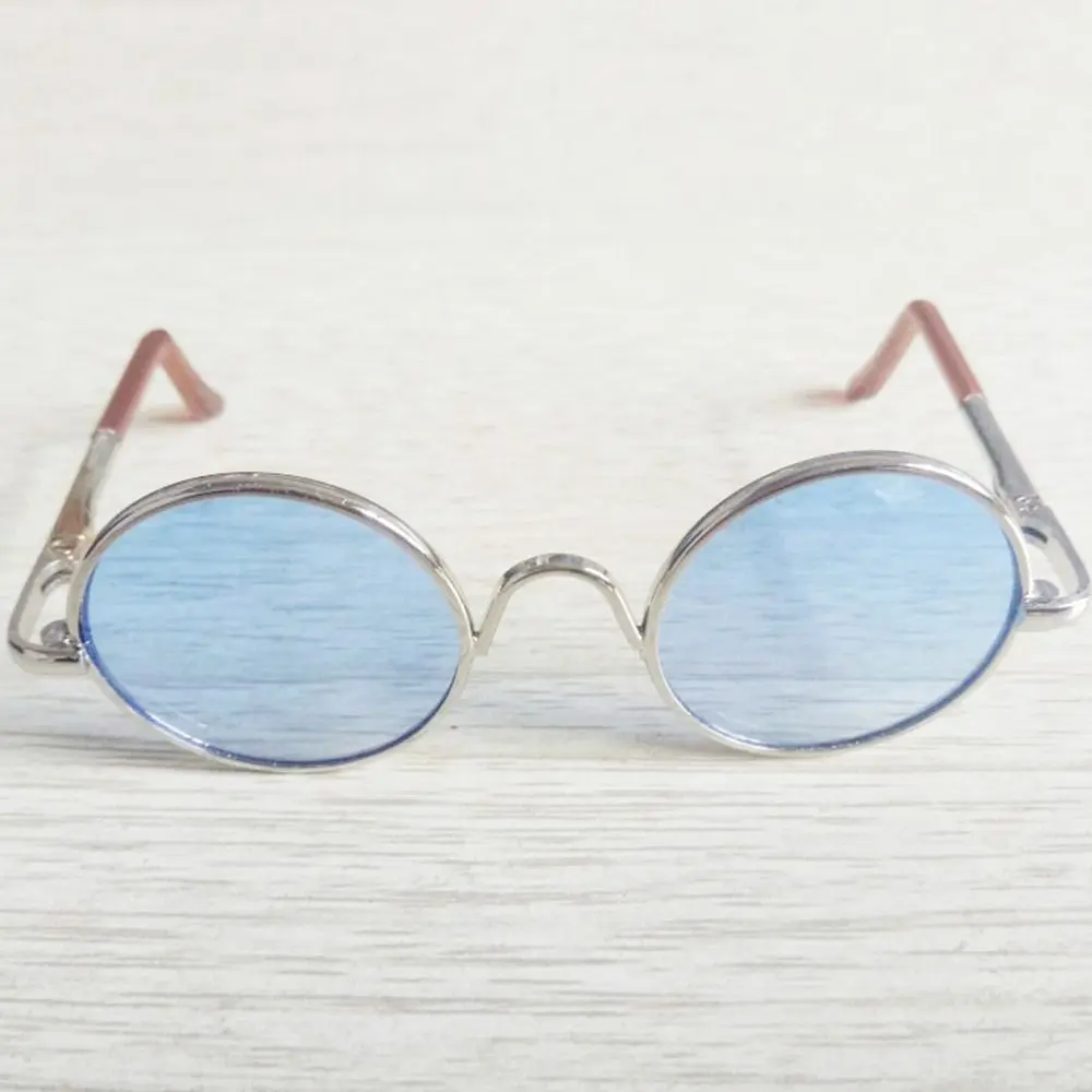 8cm Glasses For 15~20cm Cotton Dolls Casual Wear Round Frame Doll Eyeglasses for 1/3 1/4 BJD Dolls for Blythe Doll Accessories