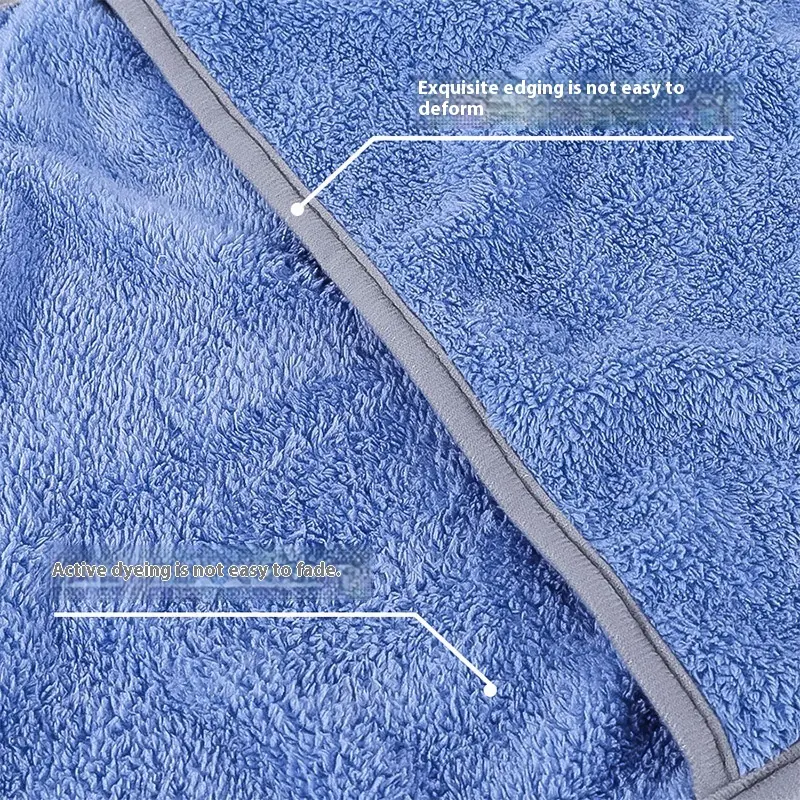Pet towel dog hand-in bath towel quick-drying cat dog towel absorbent coral fleece bath towel bath dry