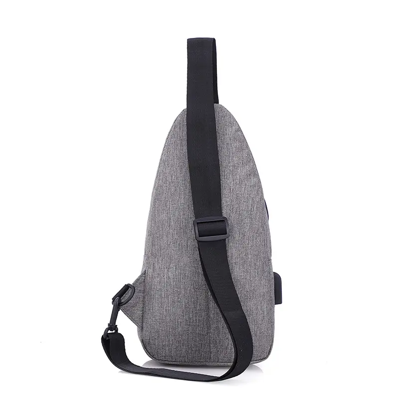 Simple men's breast bag backpack European and American trendy shoulder bag messenger bag youth small bag men bags