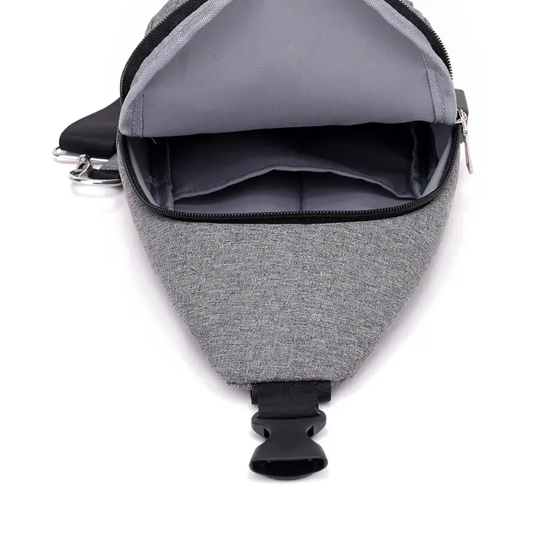 Breast bag canvas leisure bag outdoor backpack fashion bag men's shoulder messenger bag fanny bag men bag