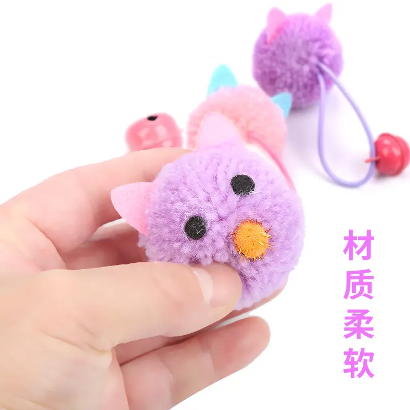 Pet products Cute mouse toy with bell self high fun cat toy