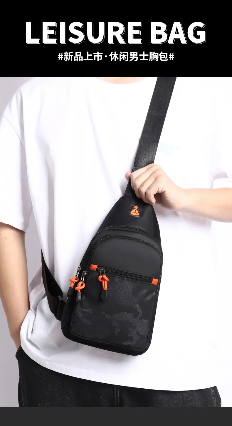 Breast bag men's sports and leisure chest bag shoulder small backpack bag for men messenger bags for men