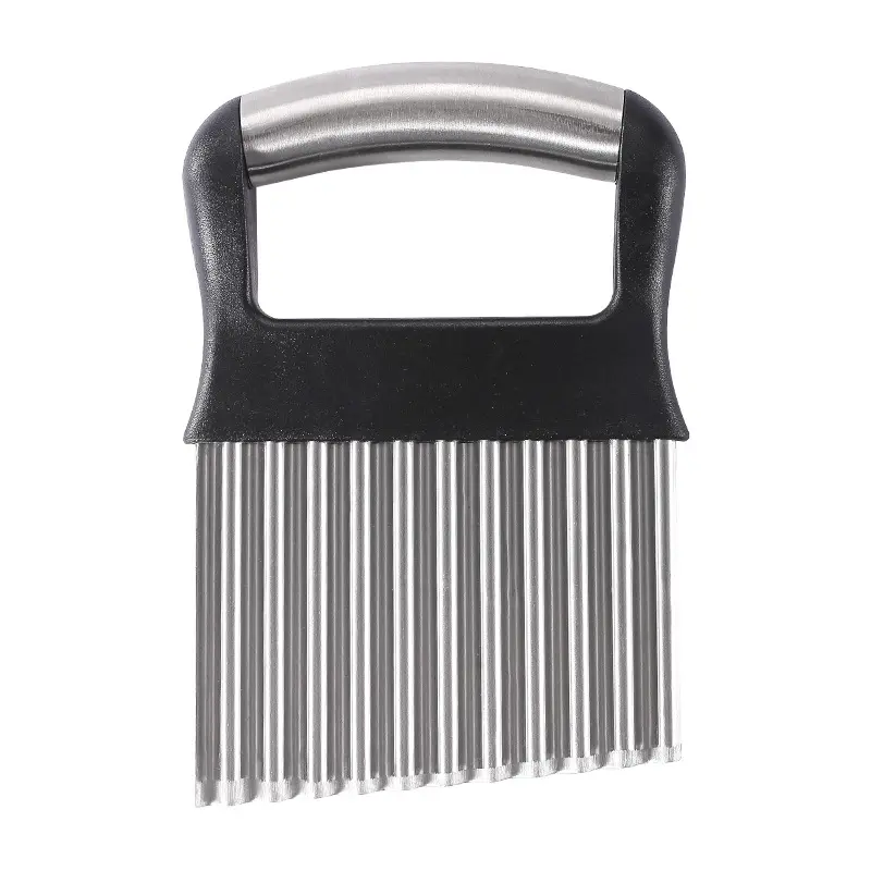 Stainless steel wave potato cutter Potato wave knife French fries cutter Ripple cutter Fancy kitchen cutting tool kitchen gadget