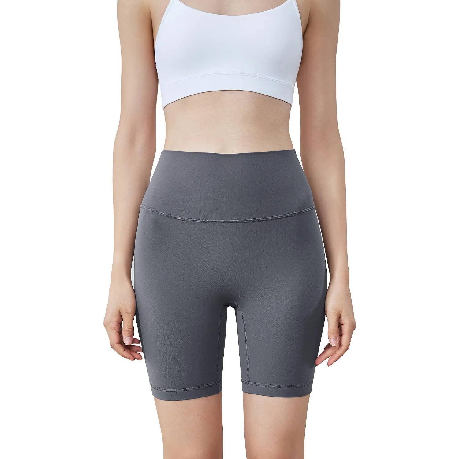 No size yoga shorts women's hip lift tight three or four points yoga pants peach fitness shorts gym shorts women women shorts