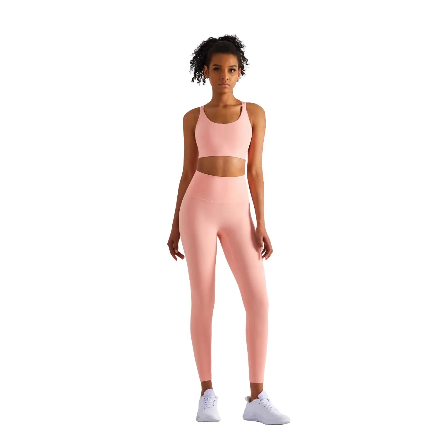 Sports bra shock absorption gathering yoga vest women's hollow top beautiful back fitness underwear summer sport bra yoga