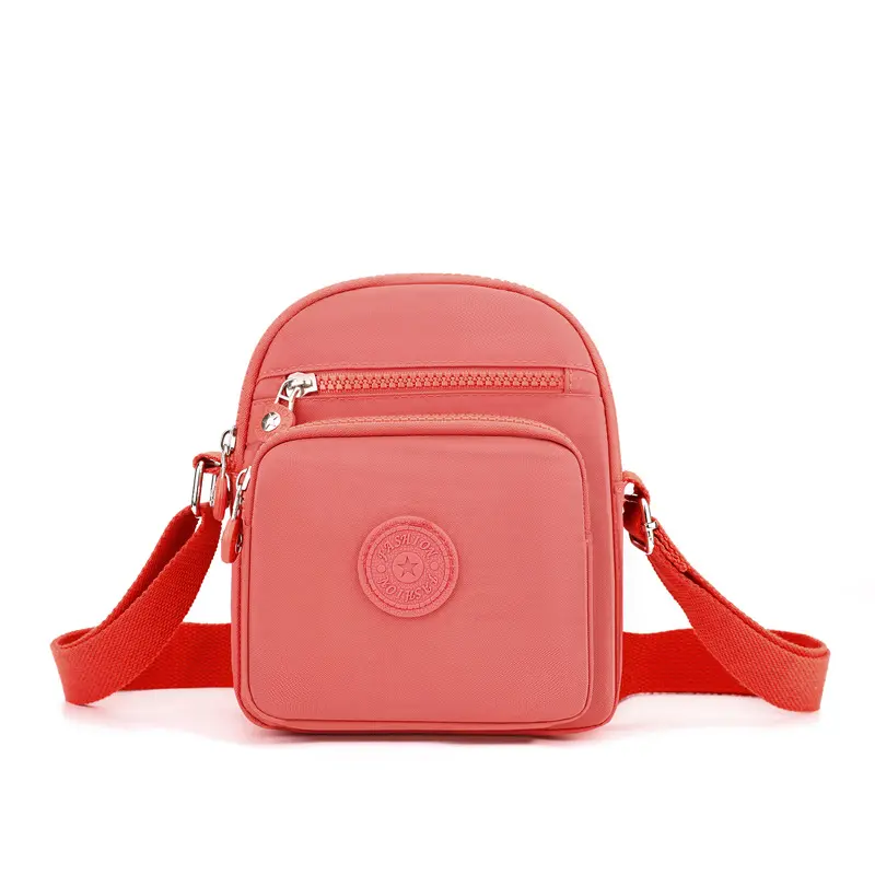 Small bags women's fashion casual shoulder bag nylon messenger bag multi-pocket small square bag crossbody bags for women