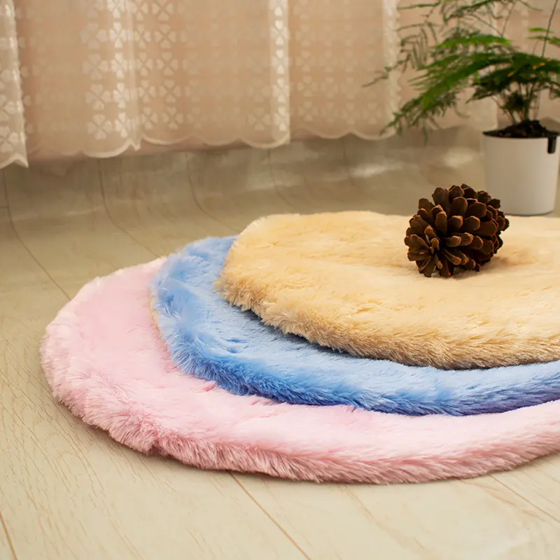 Pet mat cat nest sleeping cat pad washing round pad indoor breathable anti-cat scratch pet nest