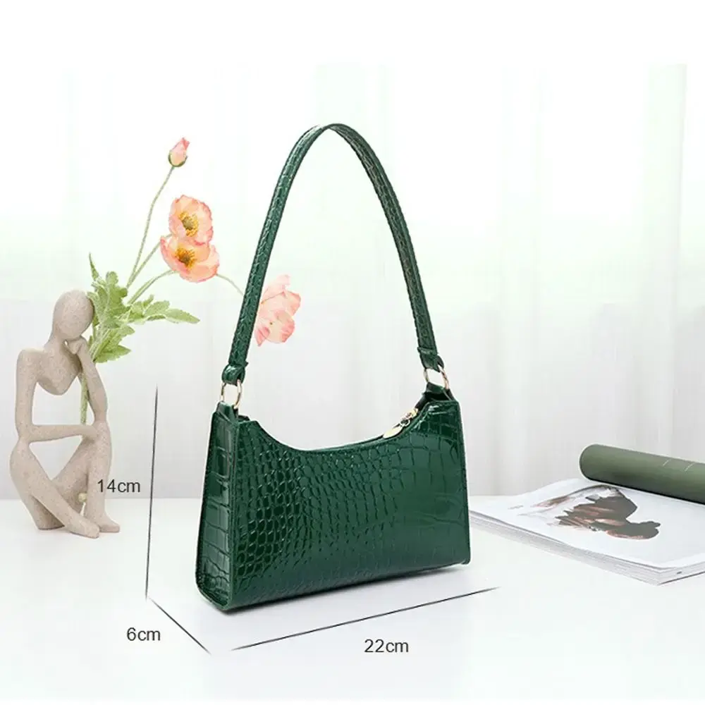 New Crossbody Bag Women's Versatile Simple Underarm Bag Casual Fashionable Diagonal Shoulder Bag Solid Color Handbag