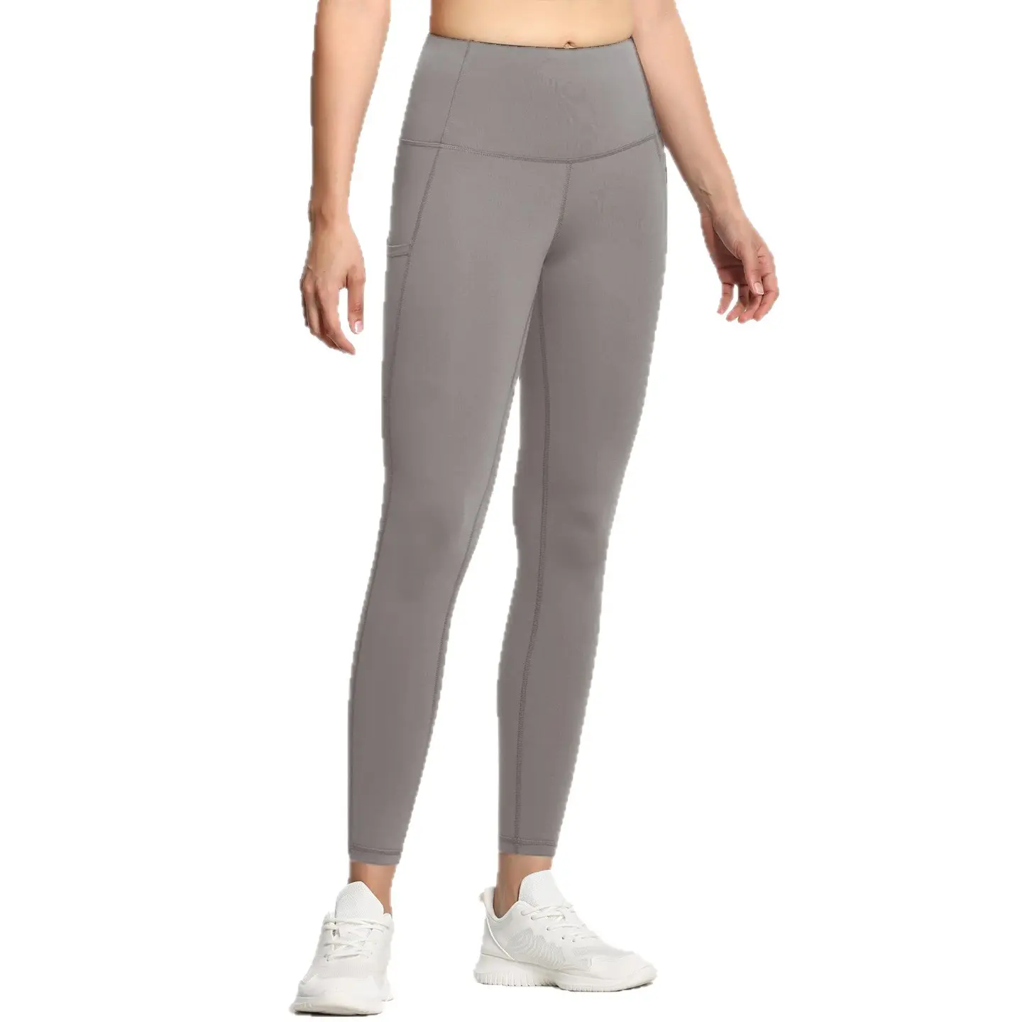 Traceless high-waisted yoga fitness pants Naked high-intensity training sports leggings yoga pants