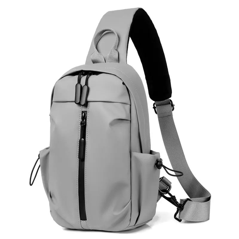 Fashion men's breast bag waterproof messenger bag large capacity shoulder bag men bag