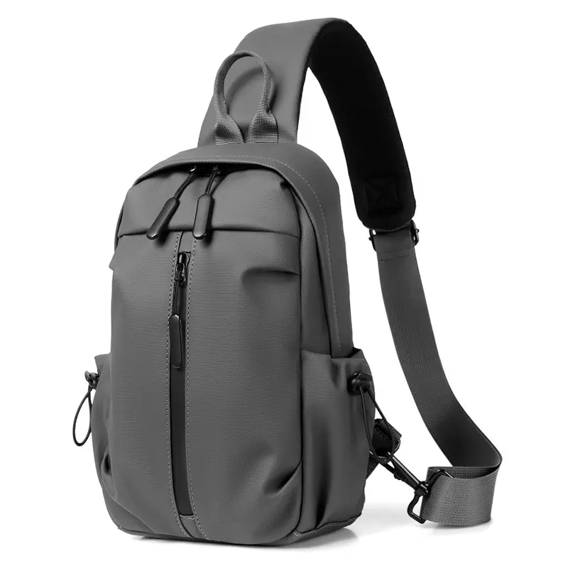 Fashion men's breast bag waterproof messenger bag large capacity shoulder bag men bag