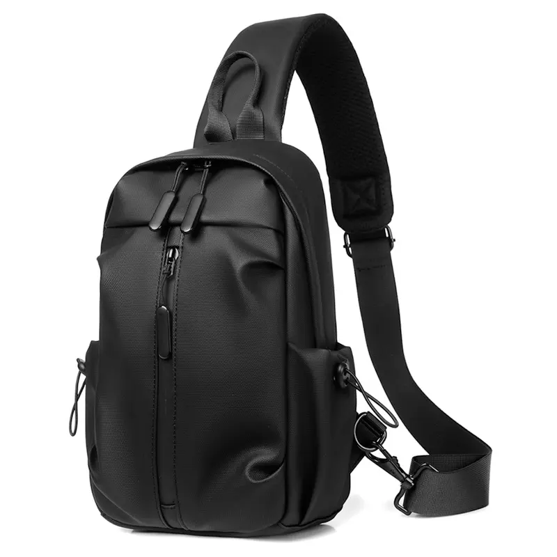 Fashion men's breast bag waterproof messenger bag large capacity shoulder bag men bag