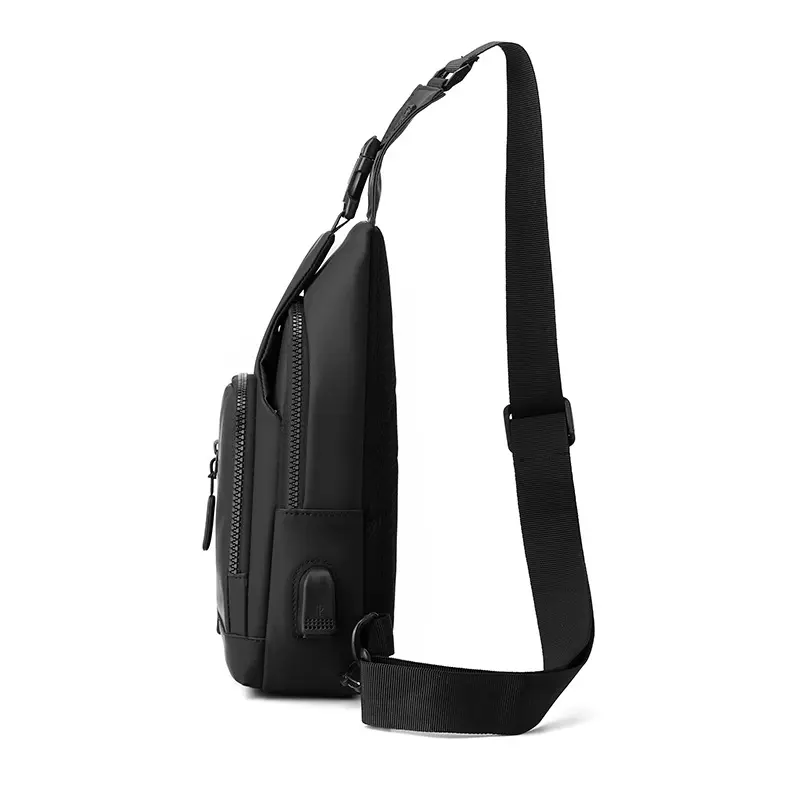 Men's retro simple messenger bag breast bag casual fashion personalized boys bag