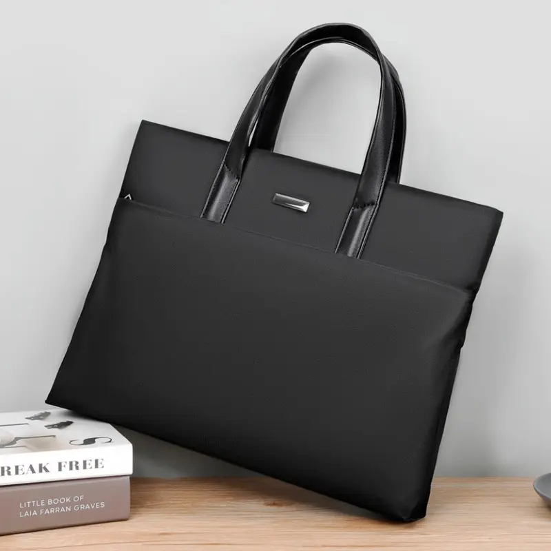 Briefcase men's business light and thin handbag large capacity clutch computer bag mens bag laptop bag
