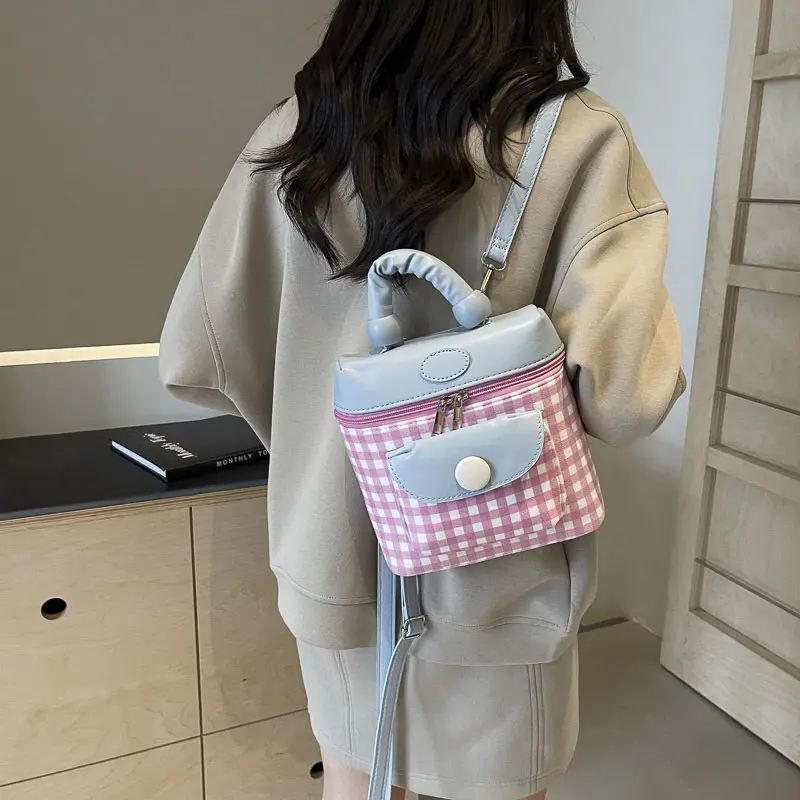 Macaron color backpack cute female high value sweet light luxury mini backpack backpack women bags for women