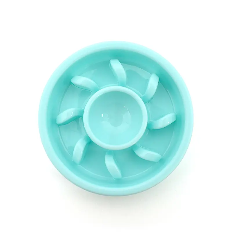 Le Youpai hot-selling pet slow food bowl dog bowl anti-knock cat bowl anti-choking aid digestion plastic pet slow food bowl