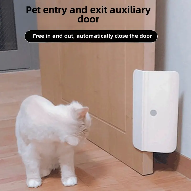Cat and dog door Korean version assisted pet door cats and dogs free access automatic door modification set pet supplies
