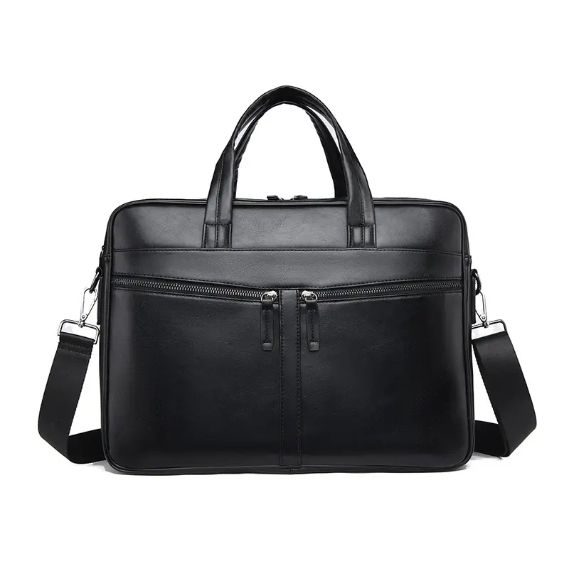 Men's business 15.6 inch computer bag large capacity messenger handheld file bag men bag briefcase