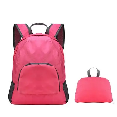 Korean version of outdoor multi-functional travel leisure folding backpack training class student bag