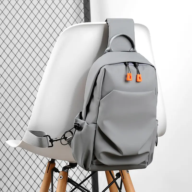 New men's breast bag Korean version trendy cool shoulder messenger bag multifunctional casual breast bag bags for men