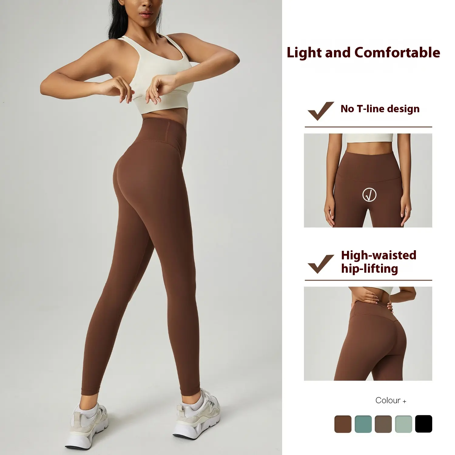 Naked yoga pants women high waist belly yoga fitness trousers sports leggings sport fitness women
