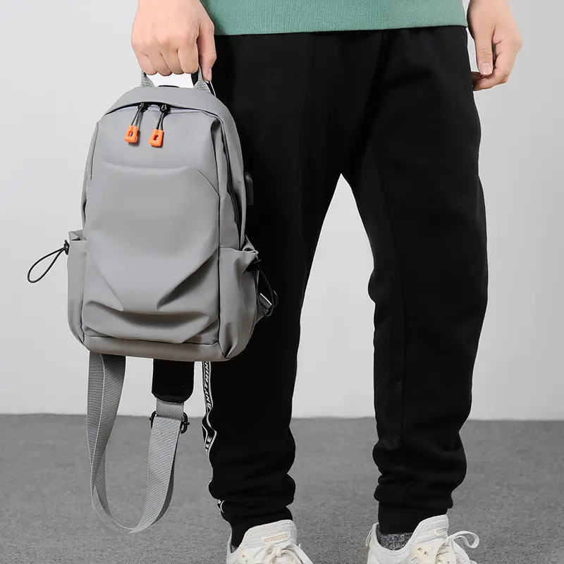New men's breast bag Korean version trendy cool shoulder messenger bag multifunctional casual breast bag bags for men
