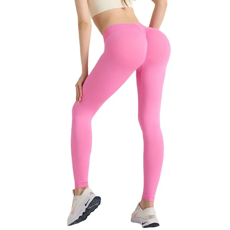 Back v waist sports leggings seamless yoga pants high waist fitness pants leggings sports women fitness yoga pants women