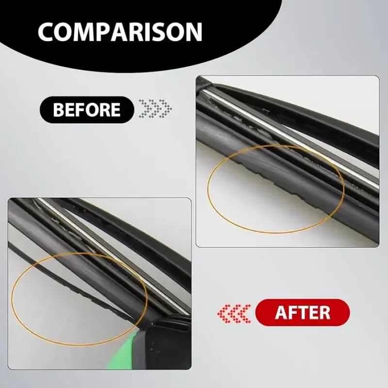5-in-1 Wiper Blade Restorer Kit - Rubber Cleaning Tool & Polisher, Save 80% Replacement Cost with