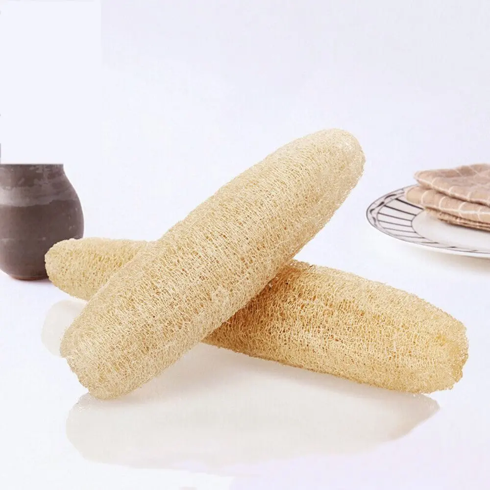Natural Loofah Luffa Sponge Long Ecological Planting Body Shower Sponge Non-stick Good Absorbency Dish Towel Bath Kitchen Supply